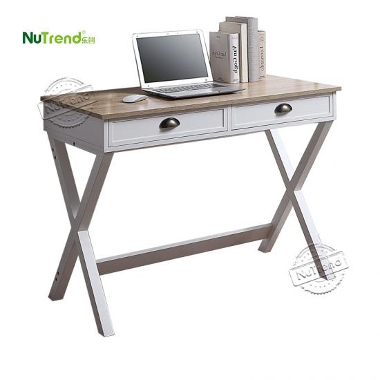  blanco al por mayor escritorio de oficina en casa de madera simple moderno con proveedor de almacenamiento china